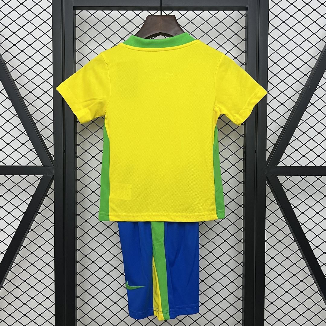 Kit Infantil Brasil Home 25/26 - Amarelo