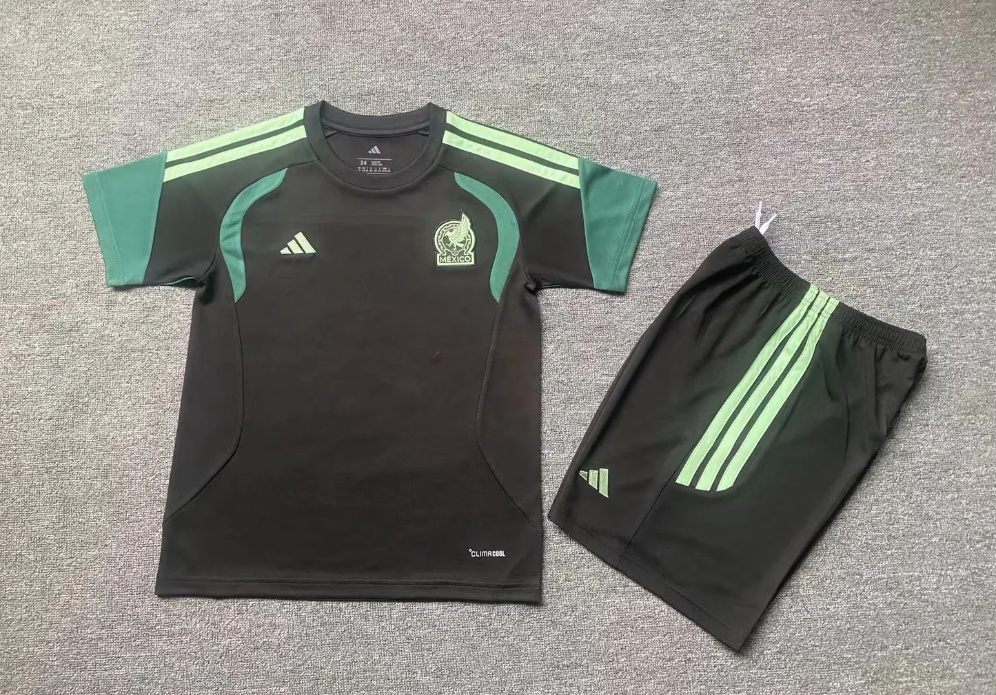 Kit Infantil México Treino 26/27 - Preto