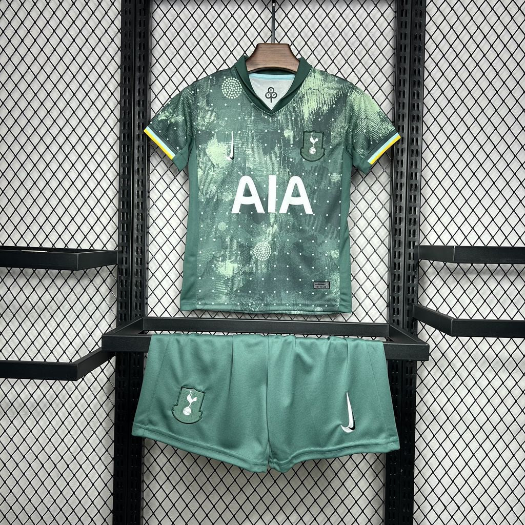 Kit Infantil Tottenham Third 24/25 - Verde
