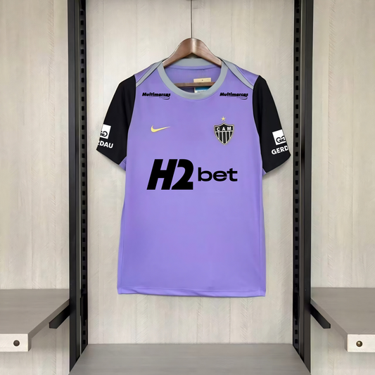 Atletico Mineiro Treino 26/27 Com Patrocínios Nike - Roxa