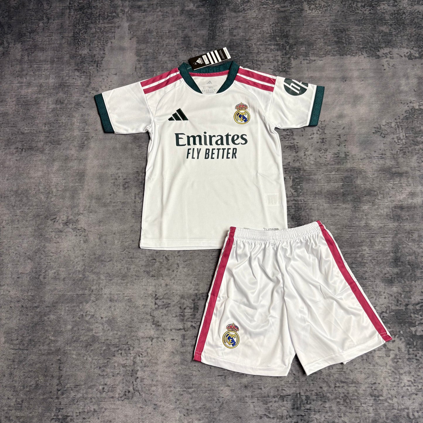 Kit Infantil Real Madrid Home 26/27 -Branca