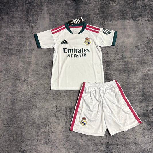 Kit Infantil Real Madrid Home 26/27 -Branca