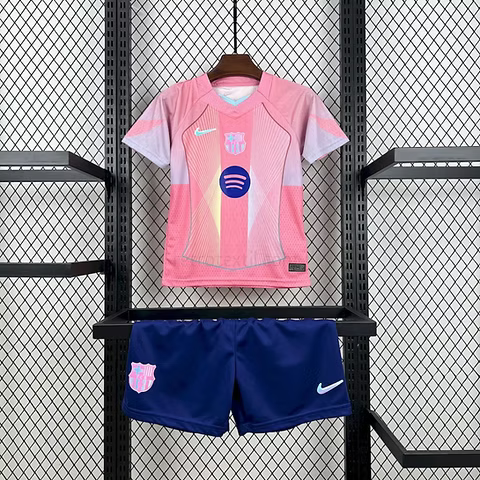 Kit Infantil Barcelona Edição Especial 25/26 - Rosa