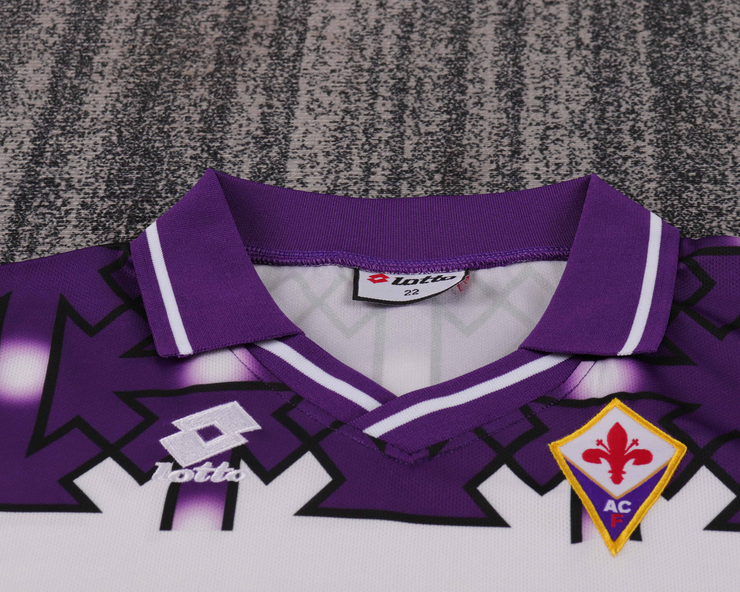 Kit Infantil Fiorentina Away Retrô 1992  - Branca e Roxo