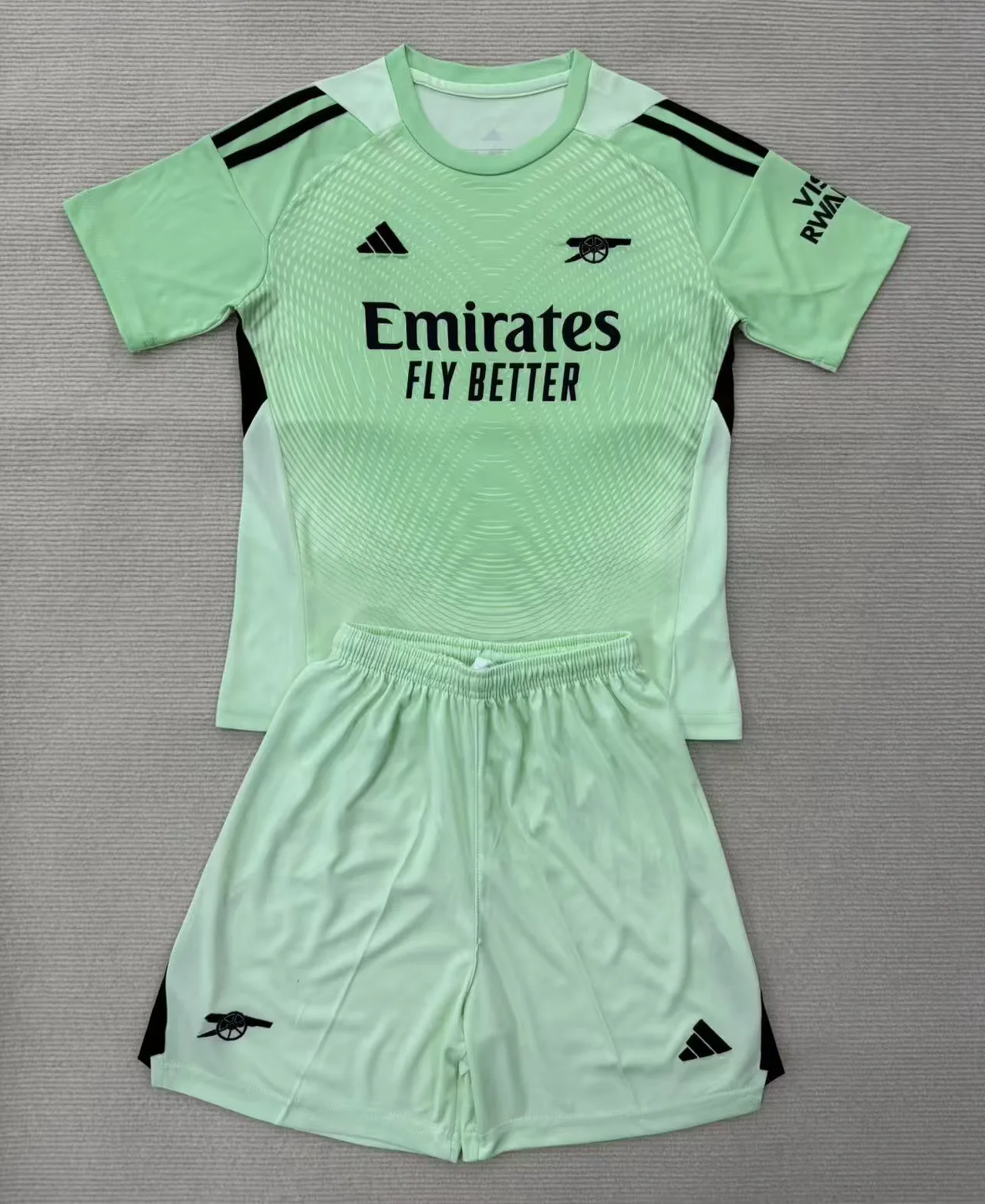 Kit Infantil Arsenal Goleiro 25/26  - Verde Claro