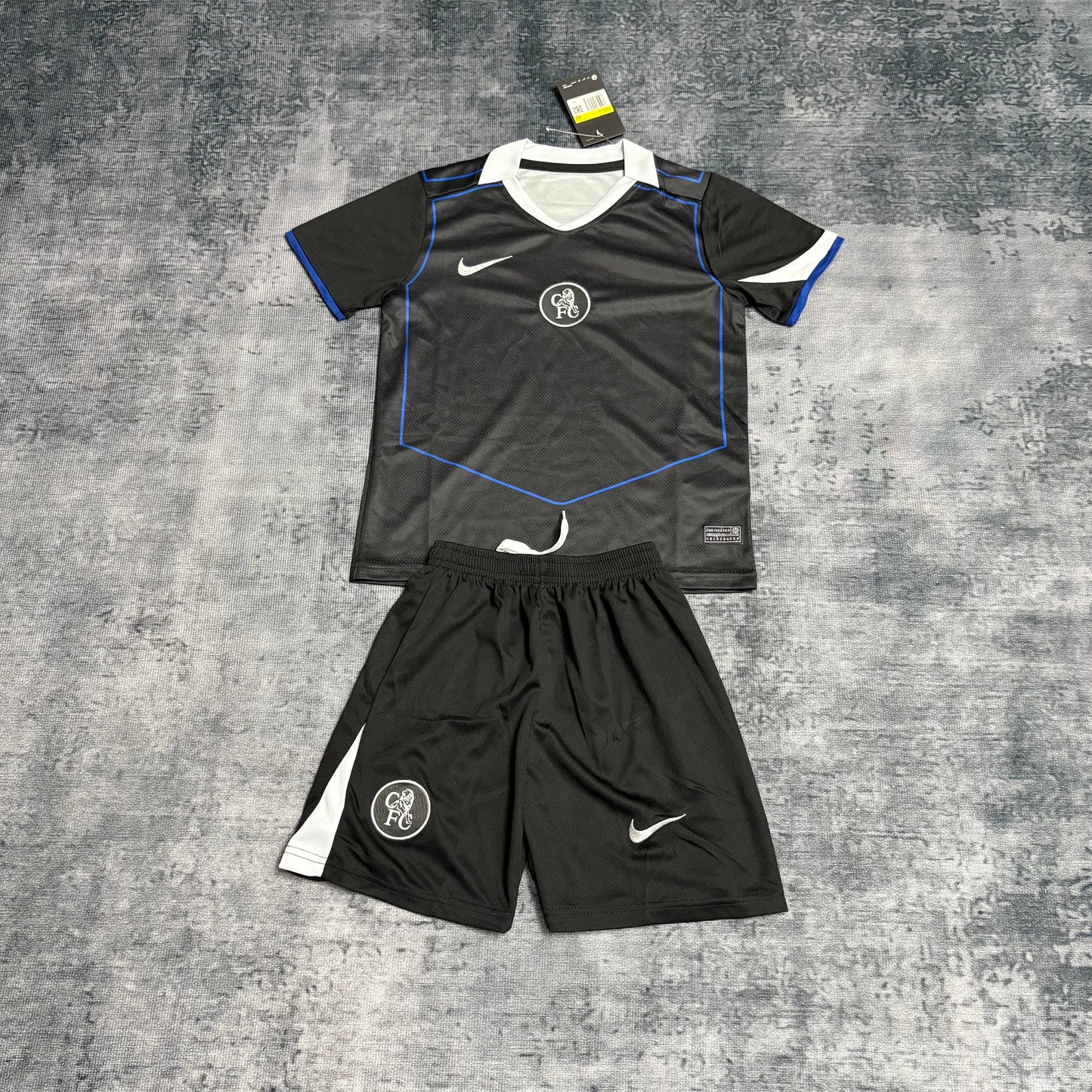 Kit Infantil Chelsea Third 25/26 - Preto