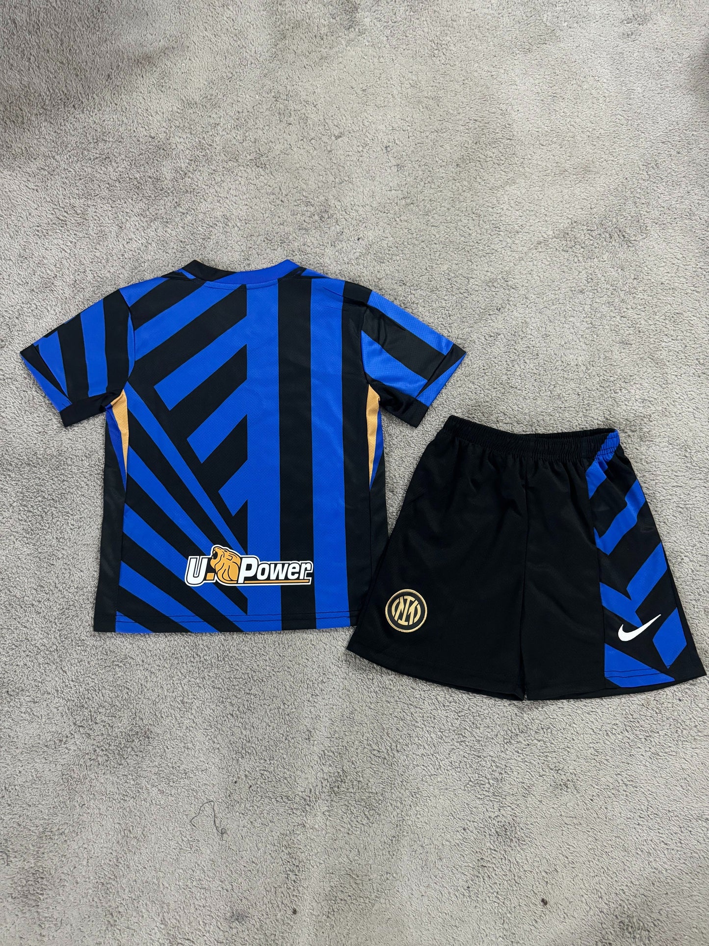 Kit Infantil Inter de Milão Home 24/25 - Azul e Preto