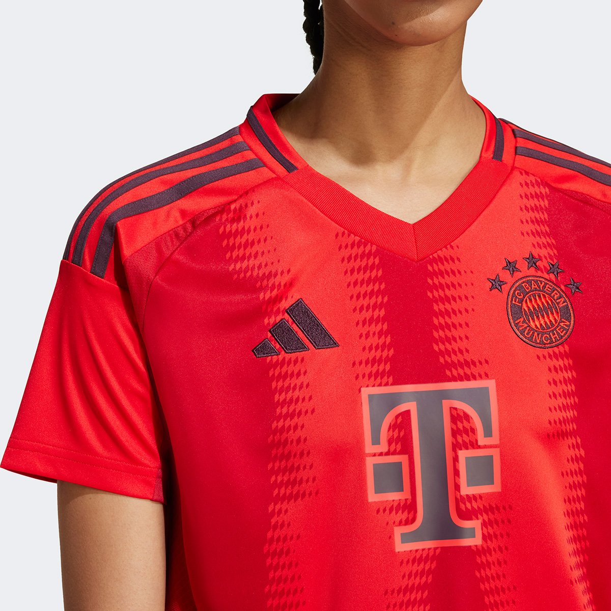 Bayern De Munique Home 24/25 Torcedor Adidas - Vermelho