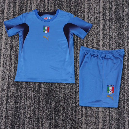 Kit Infantil Italia Home Retro 2006 - Azul