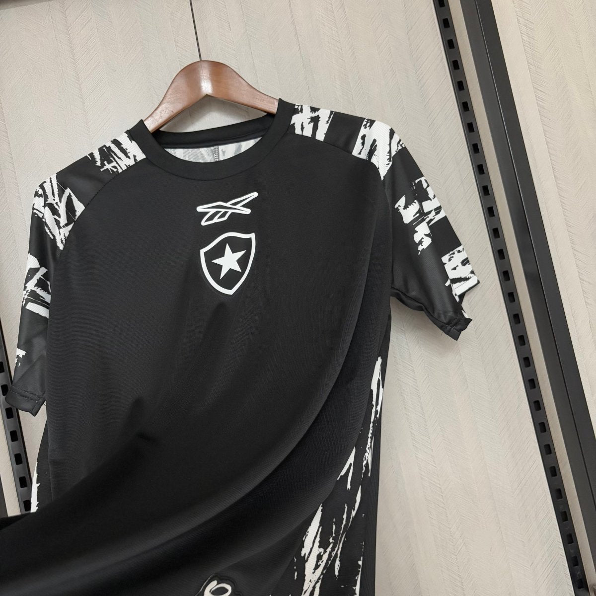 Botafogo Pré-Jogo 25/26 Torcedor Reebok Masculino - Preta