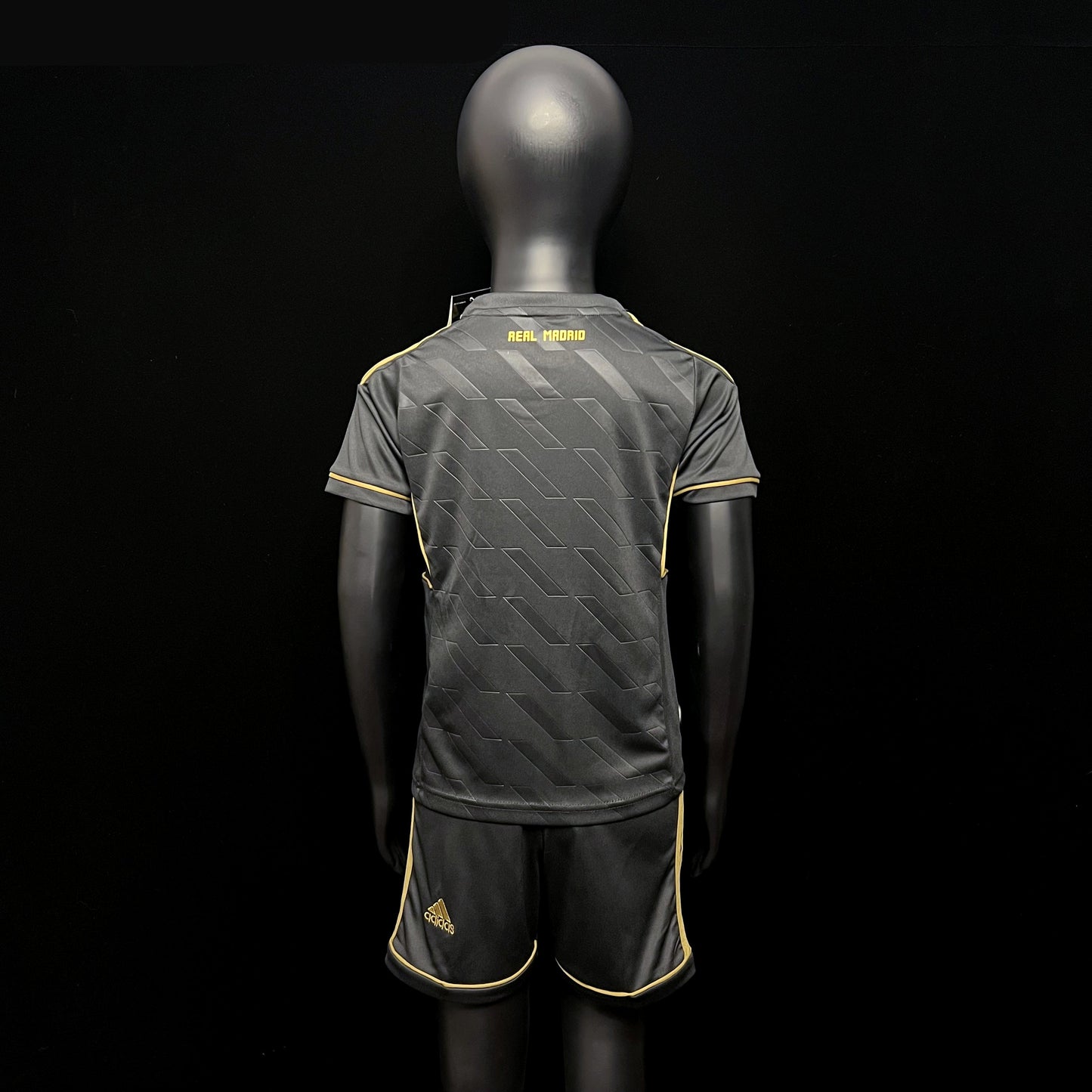 Kit Infantil Real Madrid Away Retrô 11/12 - Preto