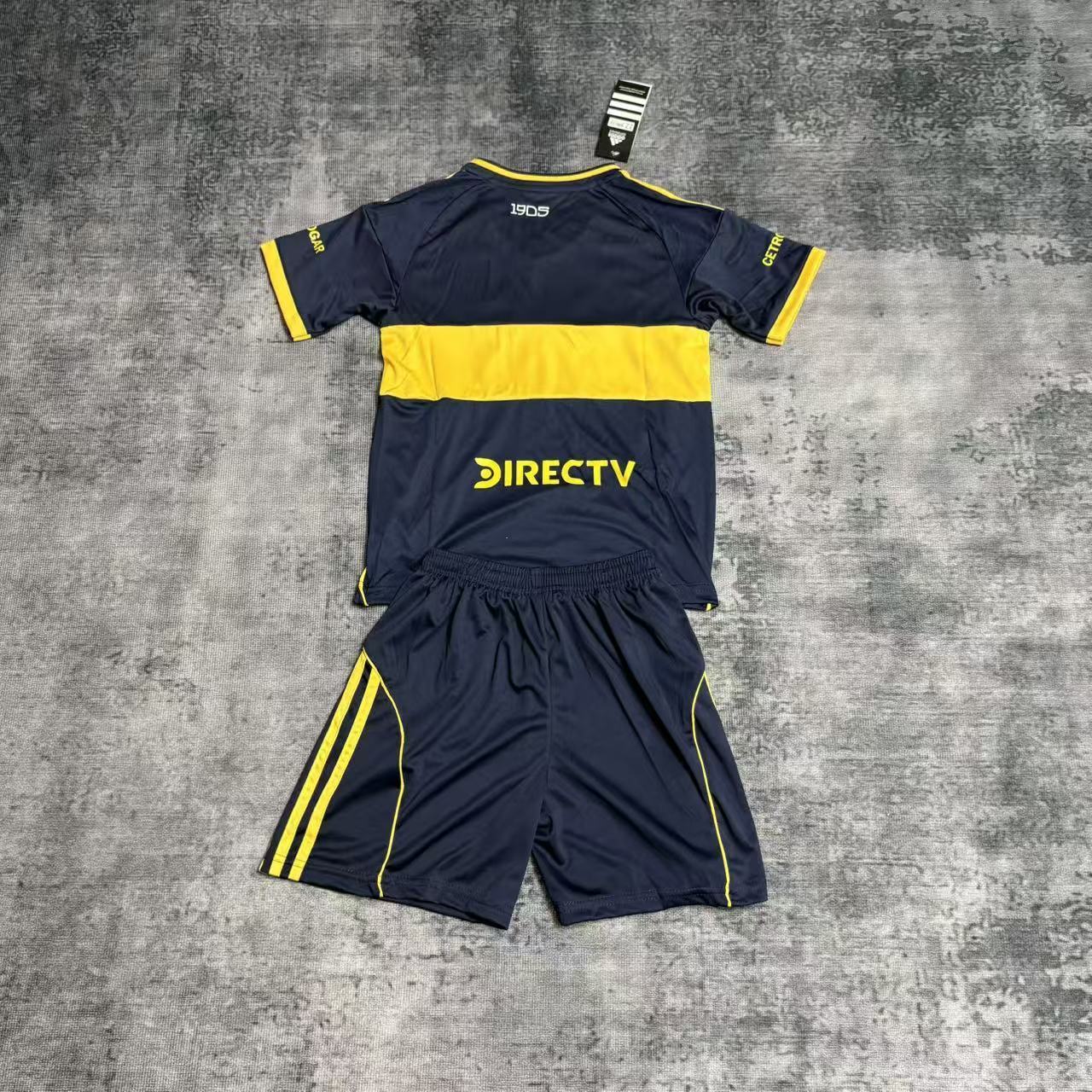 Kit Infantil Boca JRS Home 25/26 - Azul e Amarela