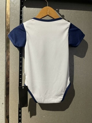 Body Bebê Infantil Tottenham Home 24/25 -  Branco e Azul