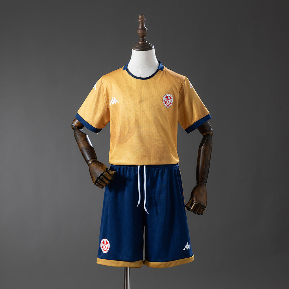 Kit Infantil Tunisia Third 26/27 - Dourado