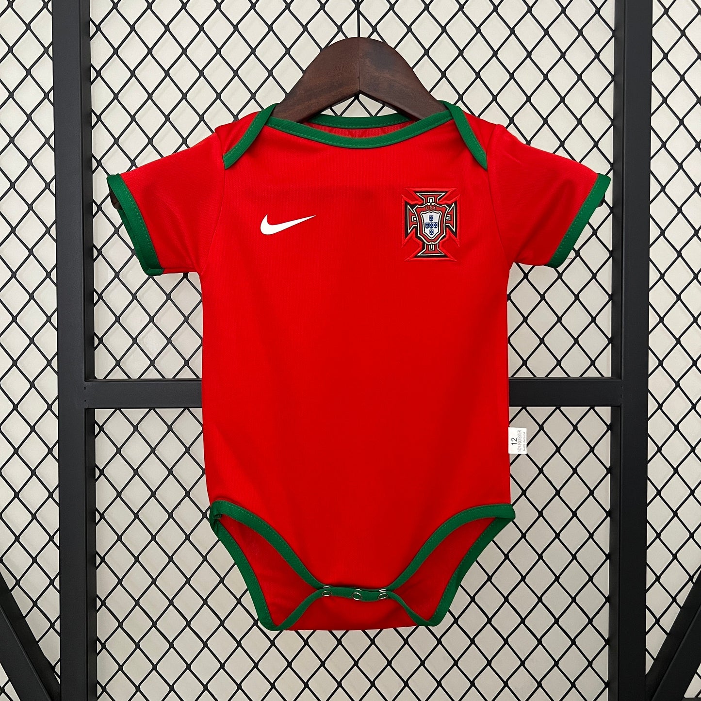 Body Bebê Infantil Portugal Home 24/25  Nike - Vermelho
