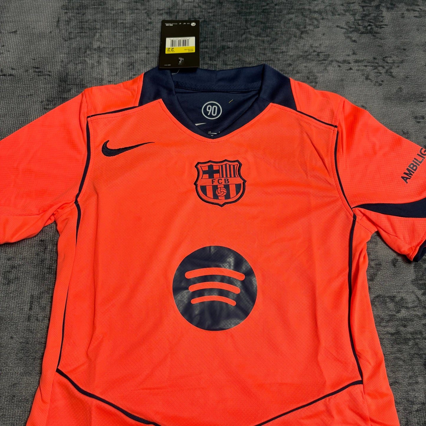 Kit Infantil Barcelona Third 25/26  - Laranja