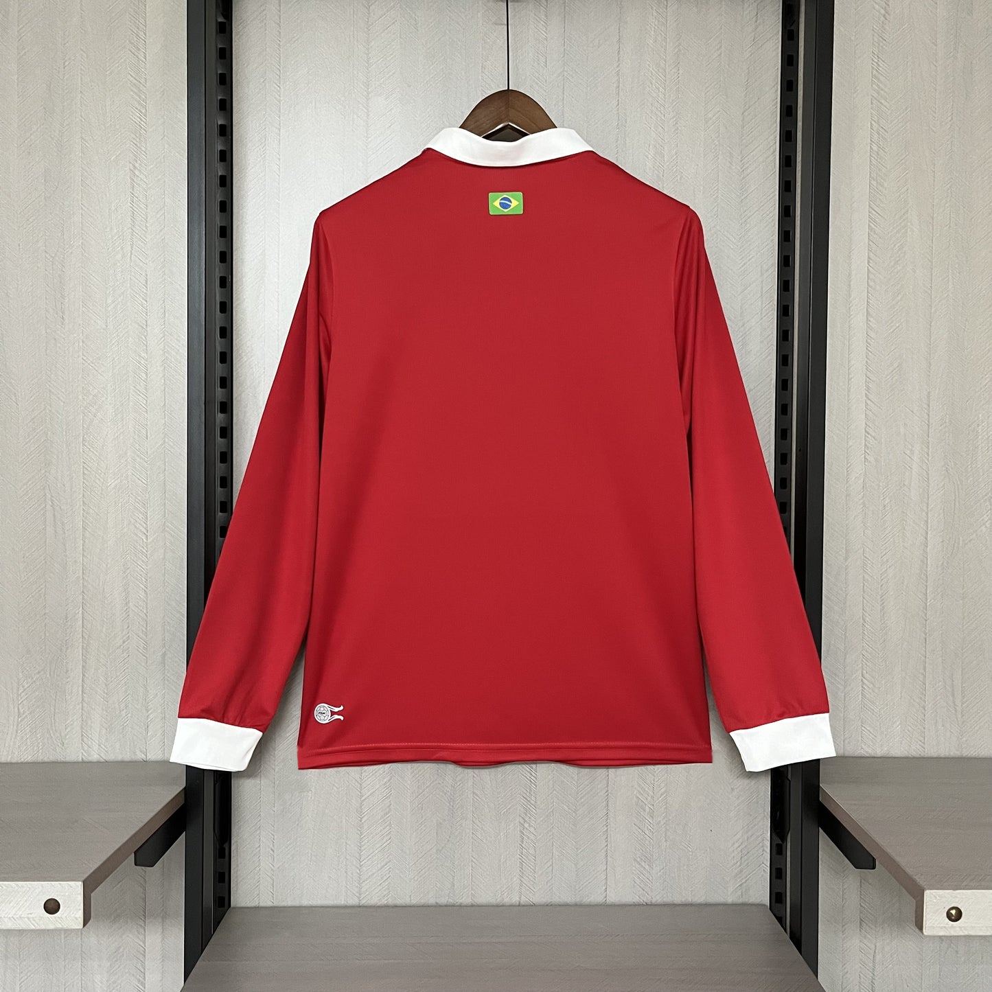 Internacional Home 2006 Retrô Manga Longa - Vermelho