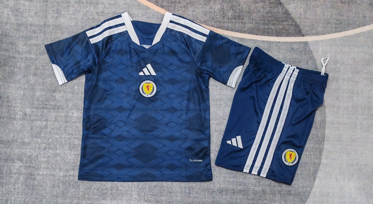 Kit Infantil Escócia Home 26/27 - Azul