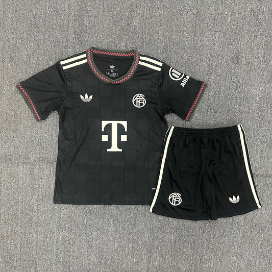 Kit Infantil Bayern de Munique Third 25/26 - Preto