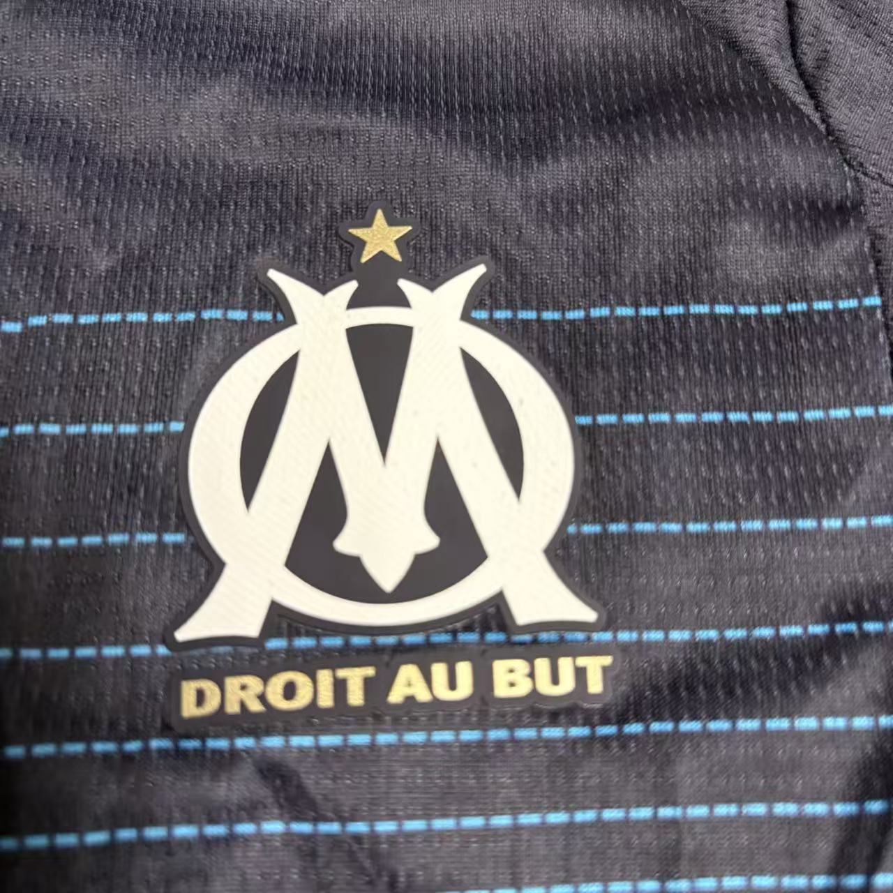 Kit Infantil Olympique De Marseille Away 25/26  - Azul Escuro