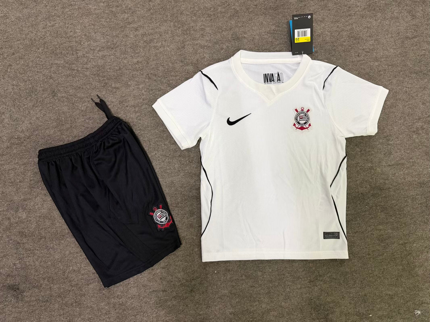 Kit Infantil Corinthians Home 26/27 - Branco
