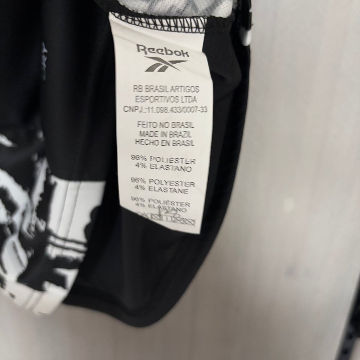 Botafogo Pré-Jogo 25/26 Torcedor Reebok Masculino - Preta