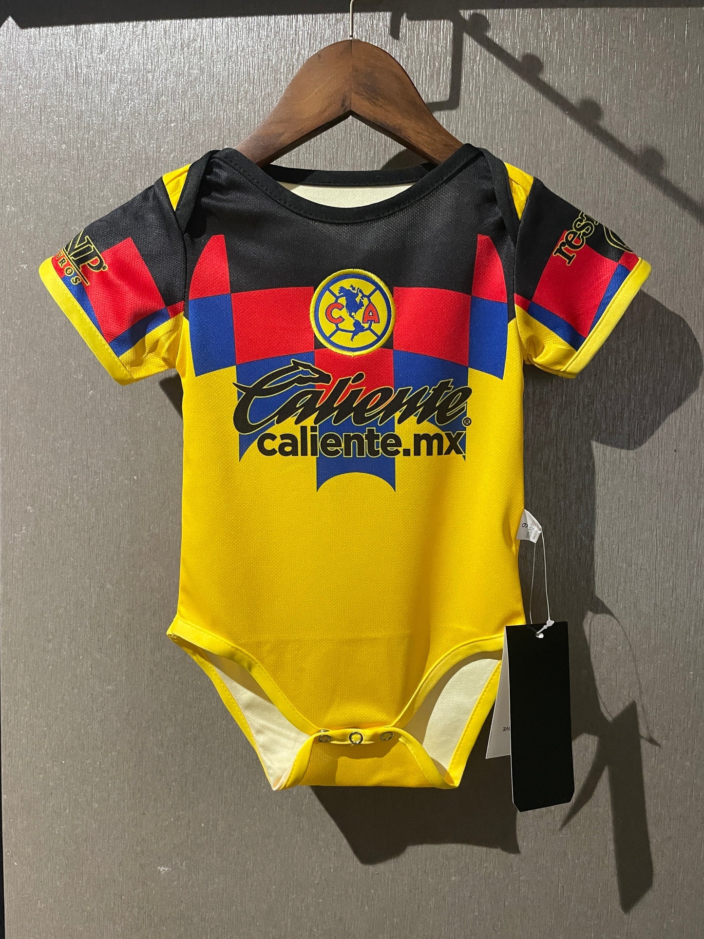 Body Bebê Infantil America do Mexico Home 25/26  - Amarelo