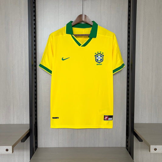 Brasil Home Retrô 1997 Nike - Amarelo