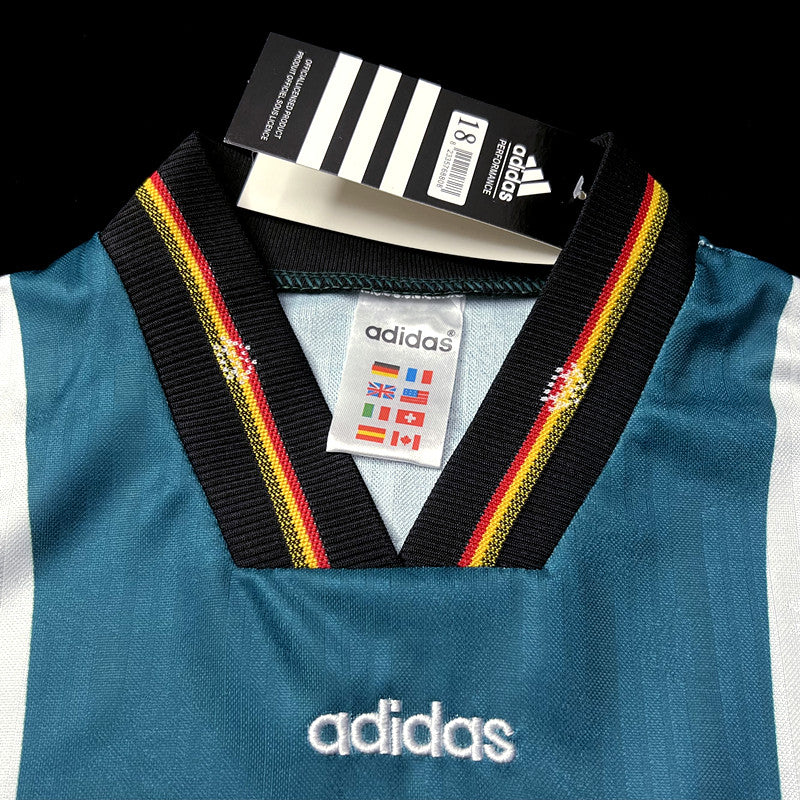 Kit Infantil Alemanha Away Retro 1996 - Verde