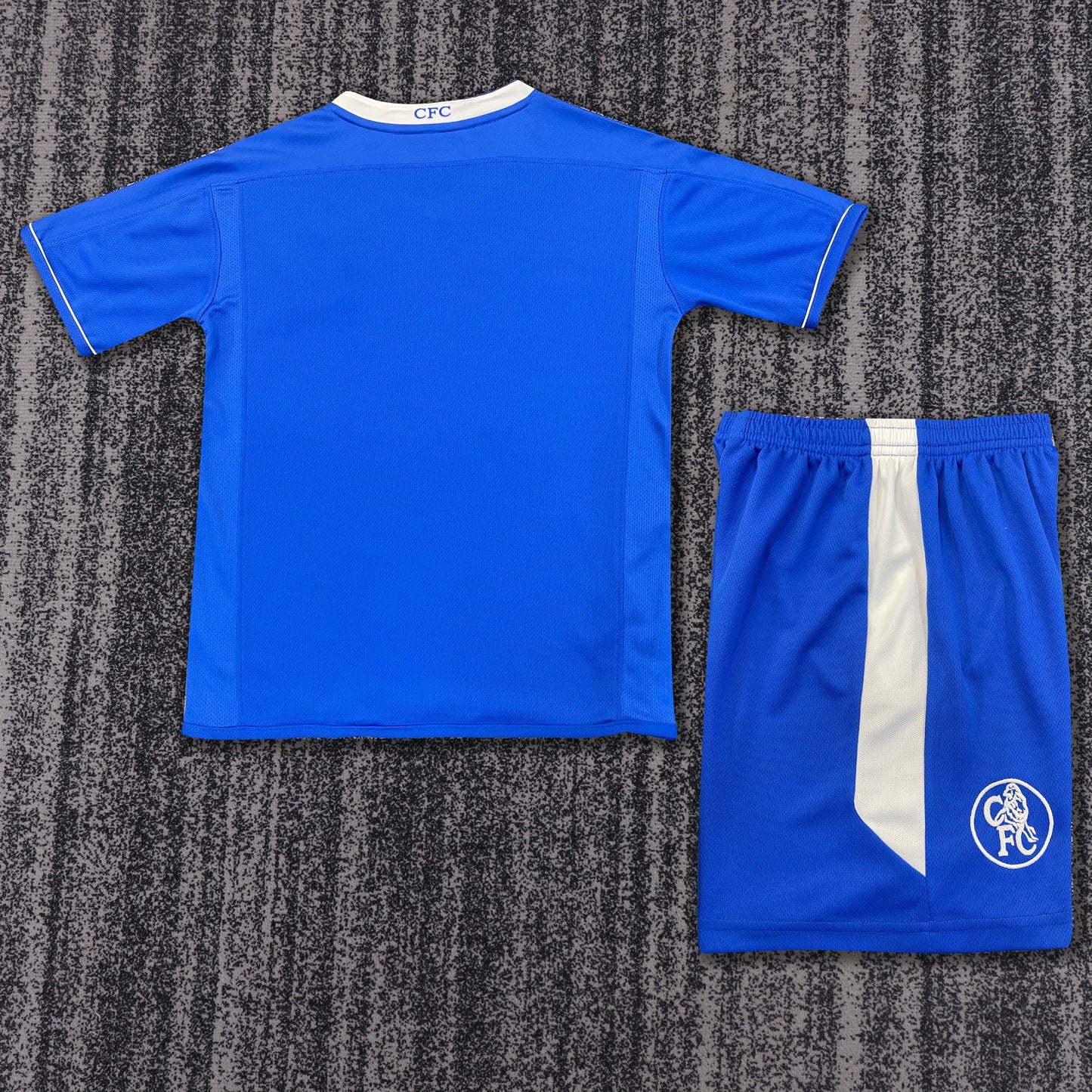 Kit Infantil Chelsea Home Retrô 03/04 - Azul