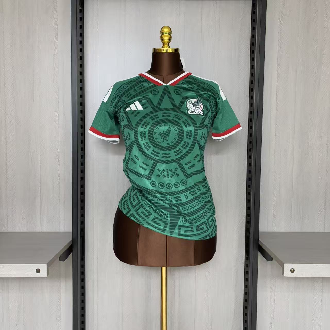 México Home 26/27 Feminino Adidas  - Verde