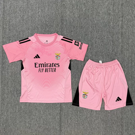 Kit Infantil Benfica Goleiro 25/26  - Rosa