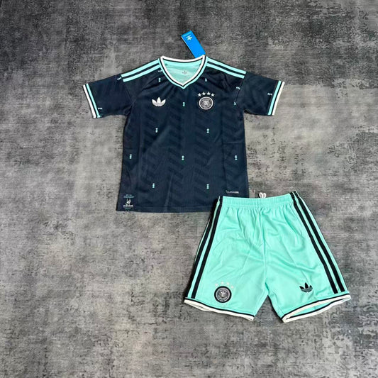 Kit Infantil Alemanha Away 26/27  - Verde Escuro