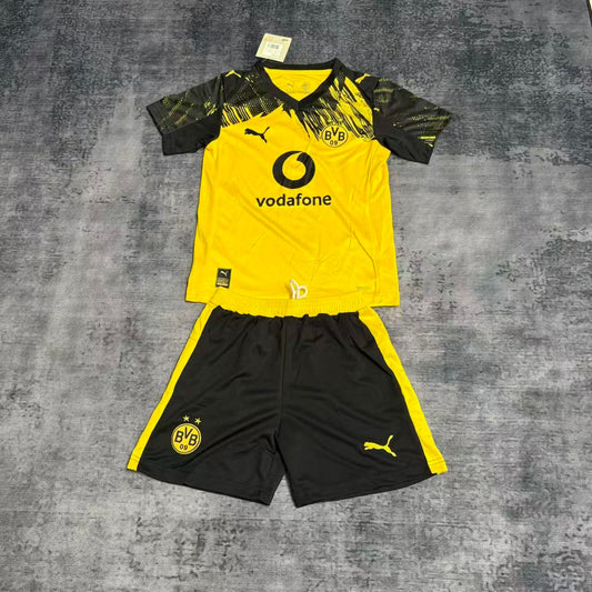 Kit Infantil Borussia Dortmund Home 25/26 - Amarela