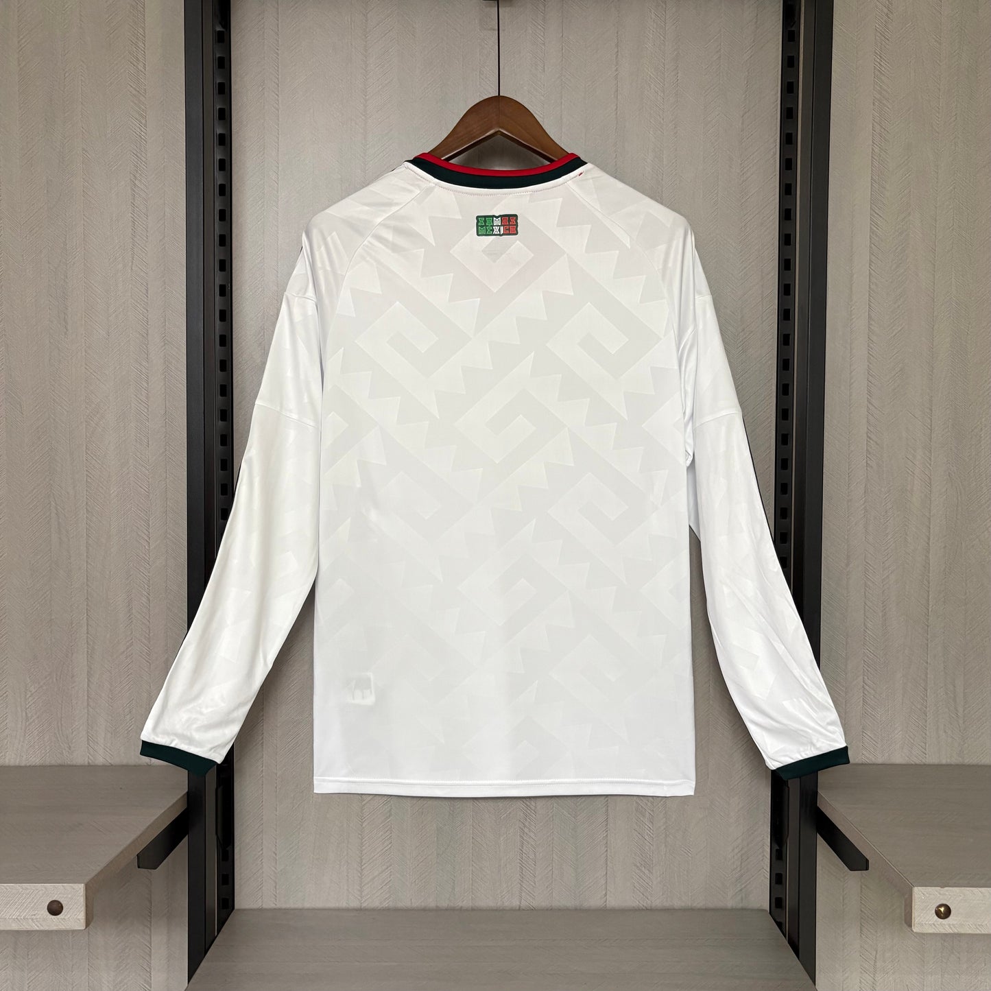 México Away Manga Longa 26/27 Masculino Torcedor Adidas  - Branca