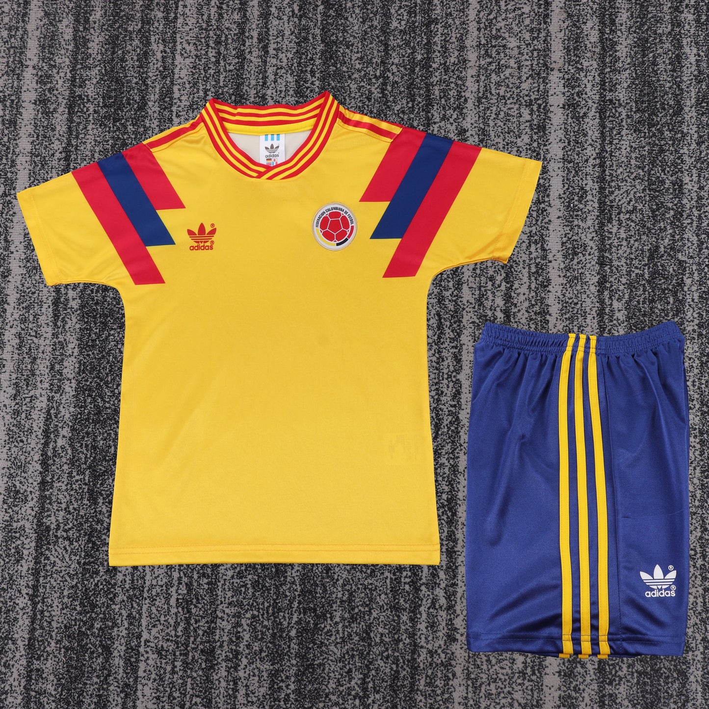 Kit Infantil Colombia Retro Home 1990 -Amarela