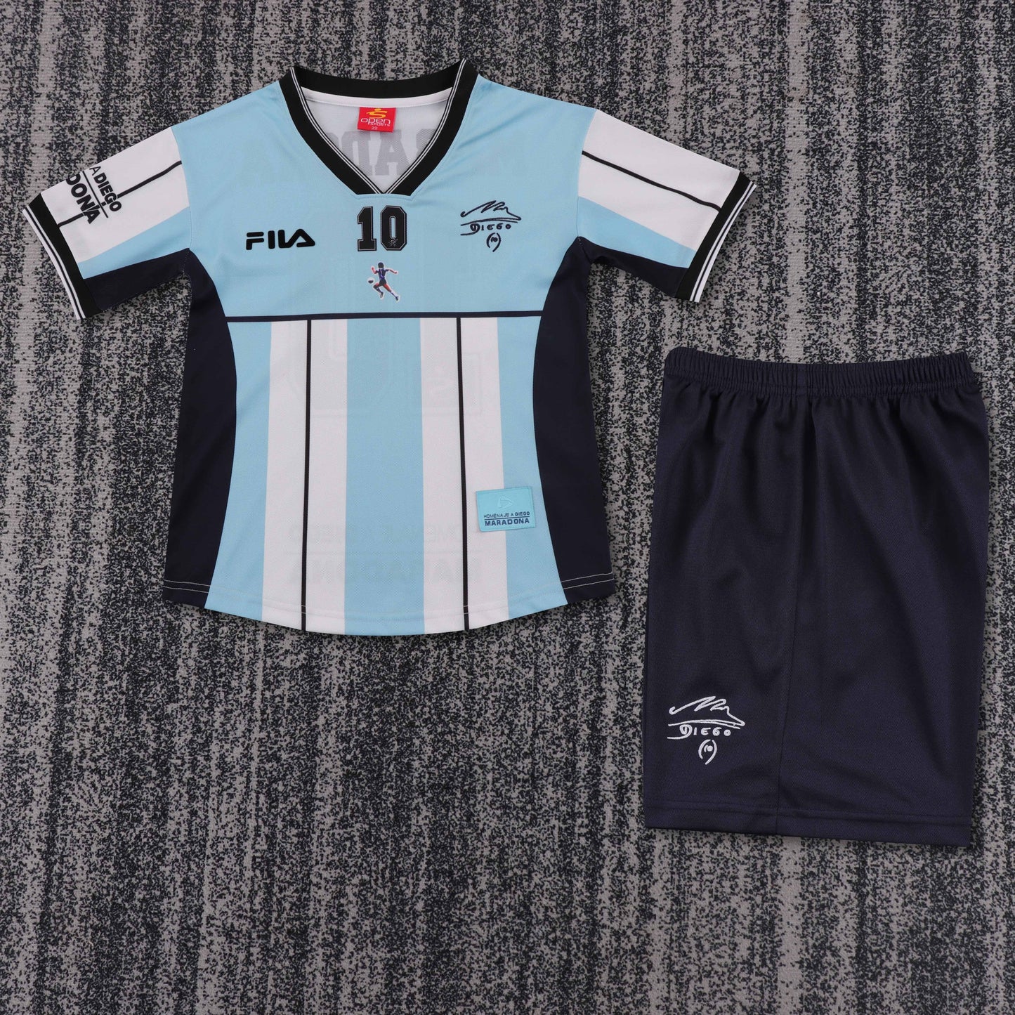 Kit Infantil Argentina Retro Edição Especial 2001 - Azul Claro