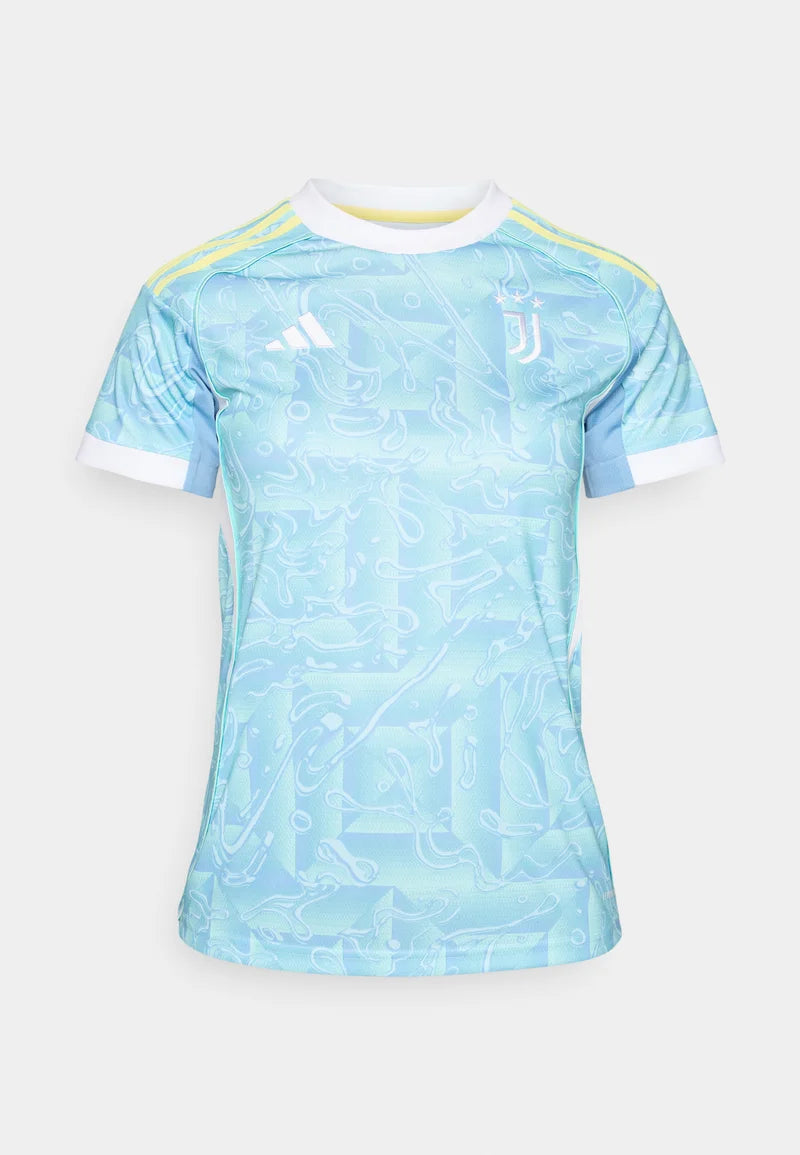 Juventus Away 25/26 Feminina Adidas  - Azul Claro