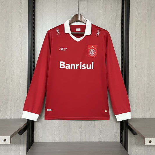 Internacional Home 2006 Retrô Manga Longa - Vermelho