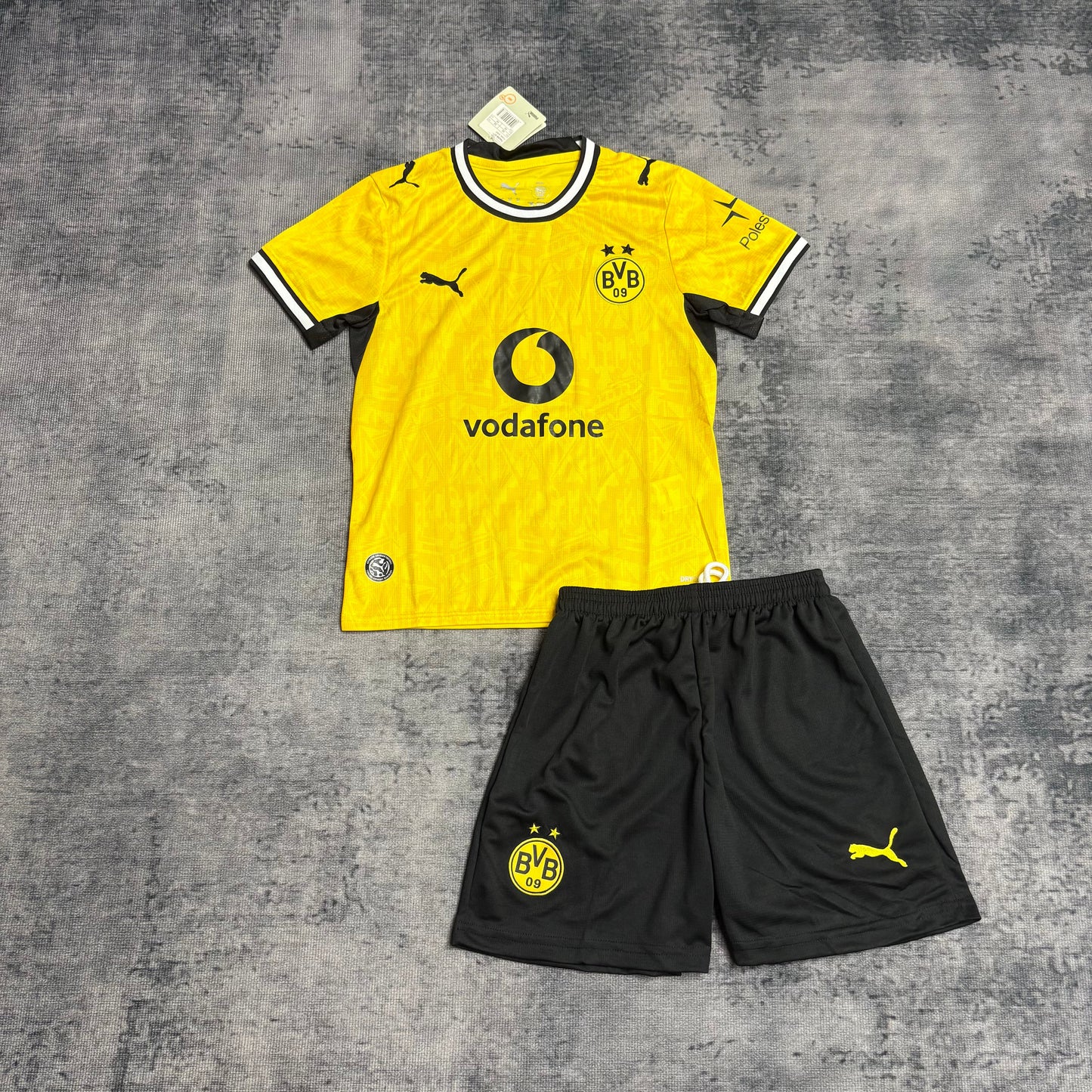 Kit Infantil Borussia Dortmund Home 26/27 - Amarela