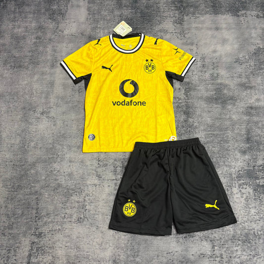 Kit Infantil Borussia Dortmund Home 26/27 - Amarela