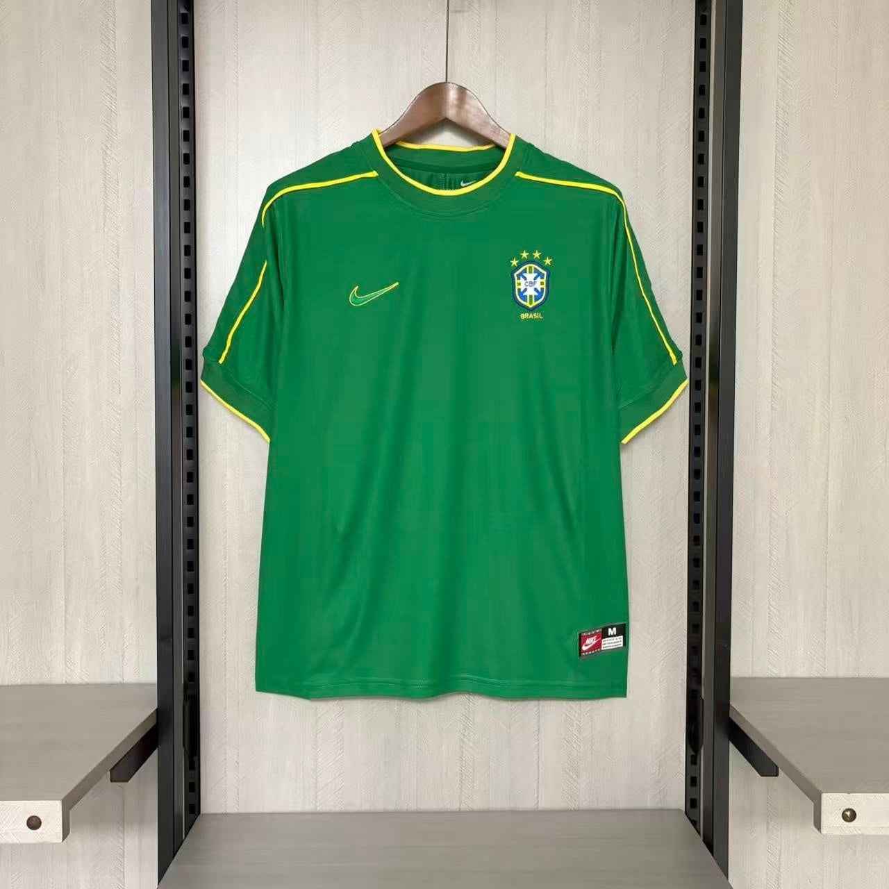 Brasil Goleiro 1998 Retrô Nike - Verde