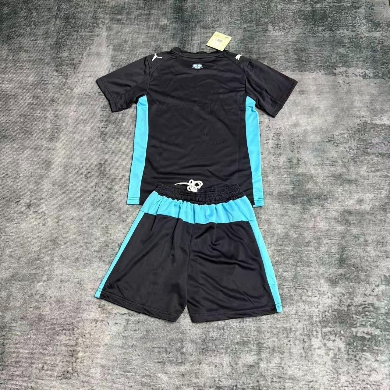 Kit Infantil Olympique De Marseille Away 25/26  - Azul Escuro