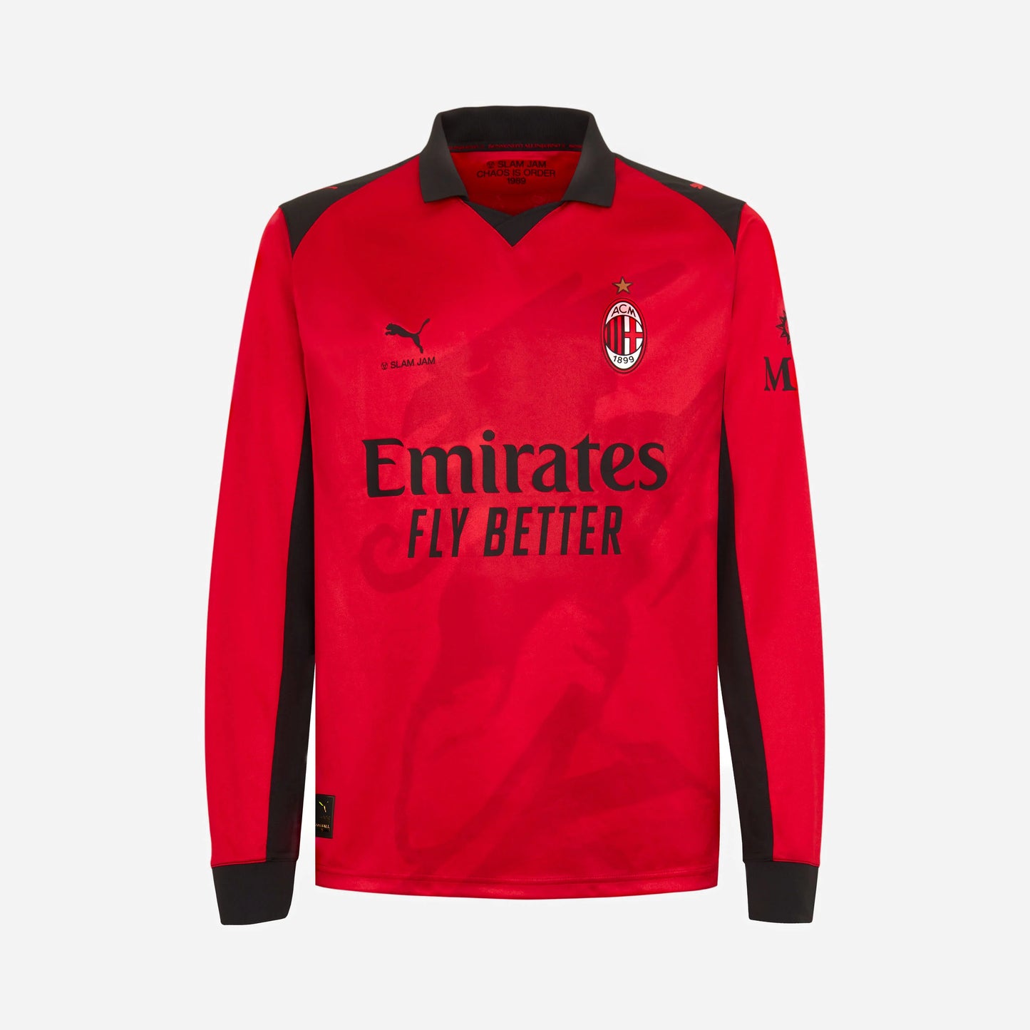 Milan Fourth 25/26 Manga Longa Torcedor Puma - Vermelho