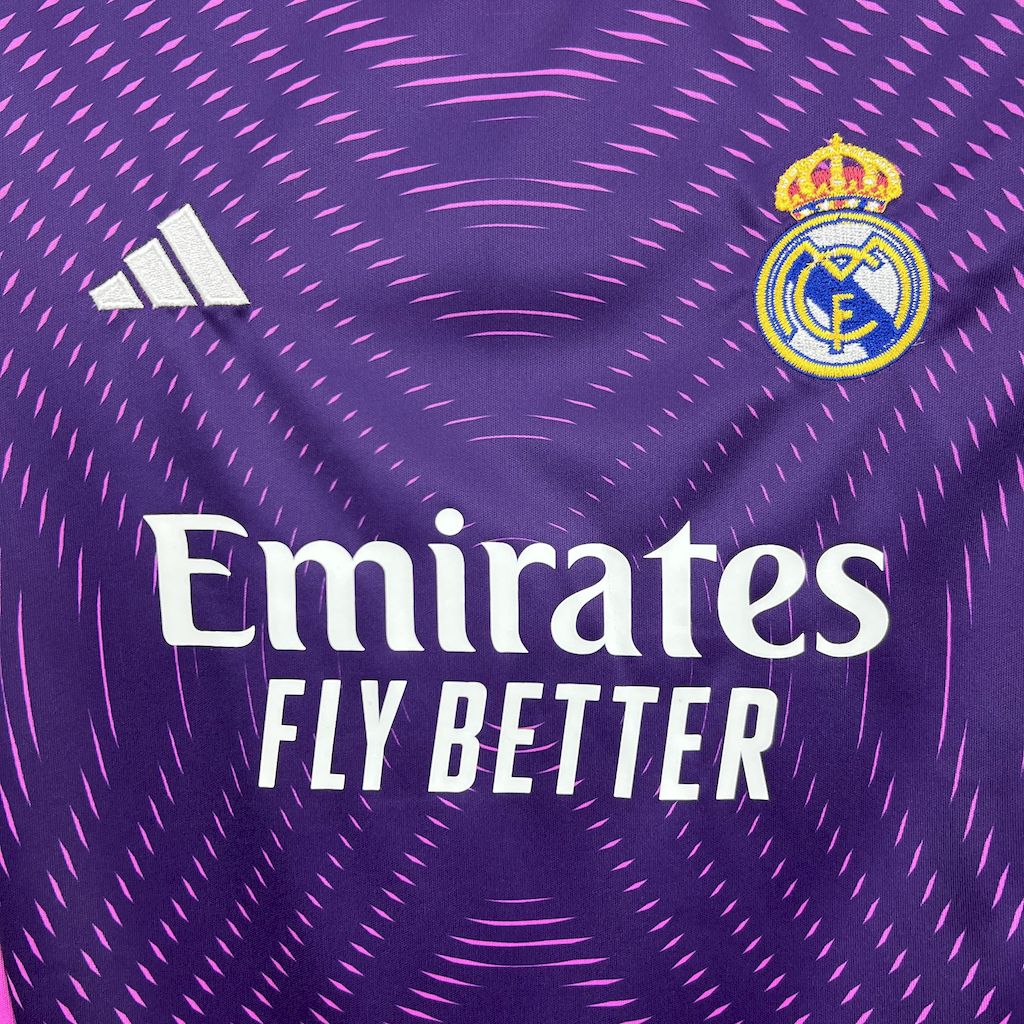 Kit Infantil Real Madrid Goleiro 25/26 - Roxo