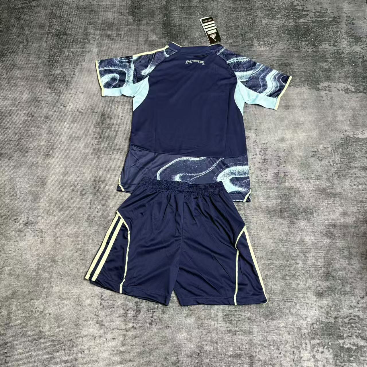 Kit Infantil Ajax Third 25/26 - Azul Escuro