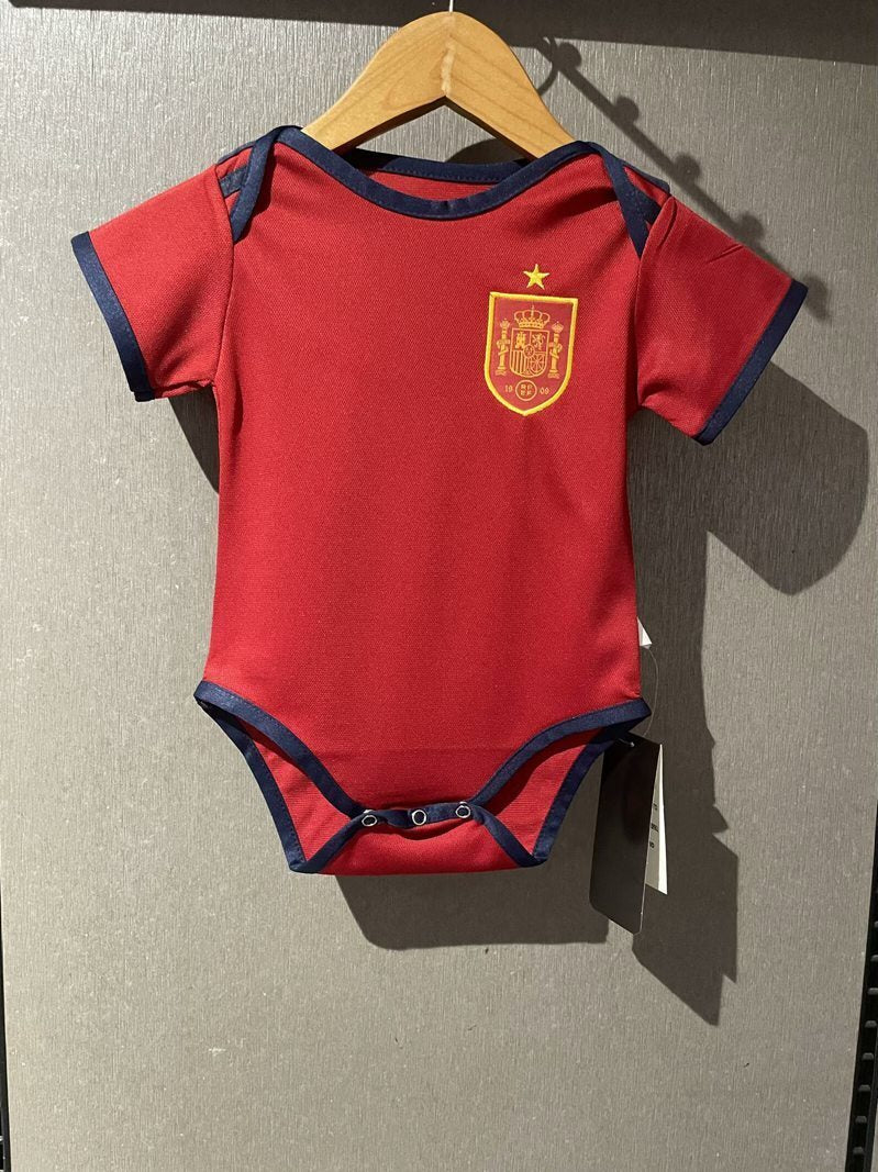 Body Bebê Infantil Espanha Home 24/25 - Vermelho
