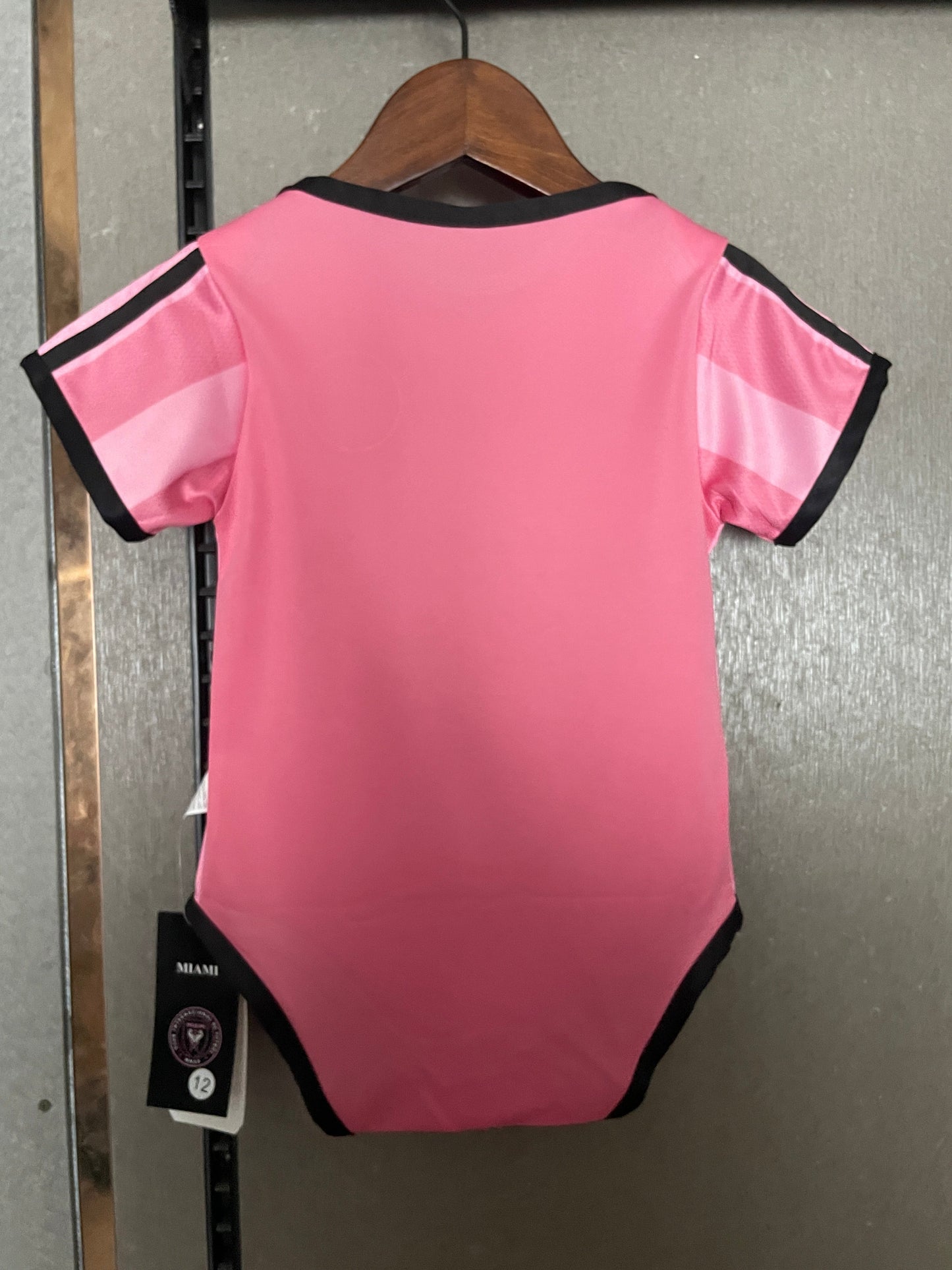 Body Bebê Infantil Inter Miami Home 25/26 Unissex - Rosa