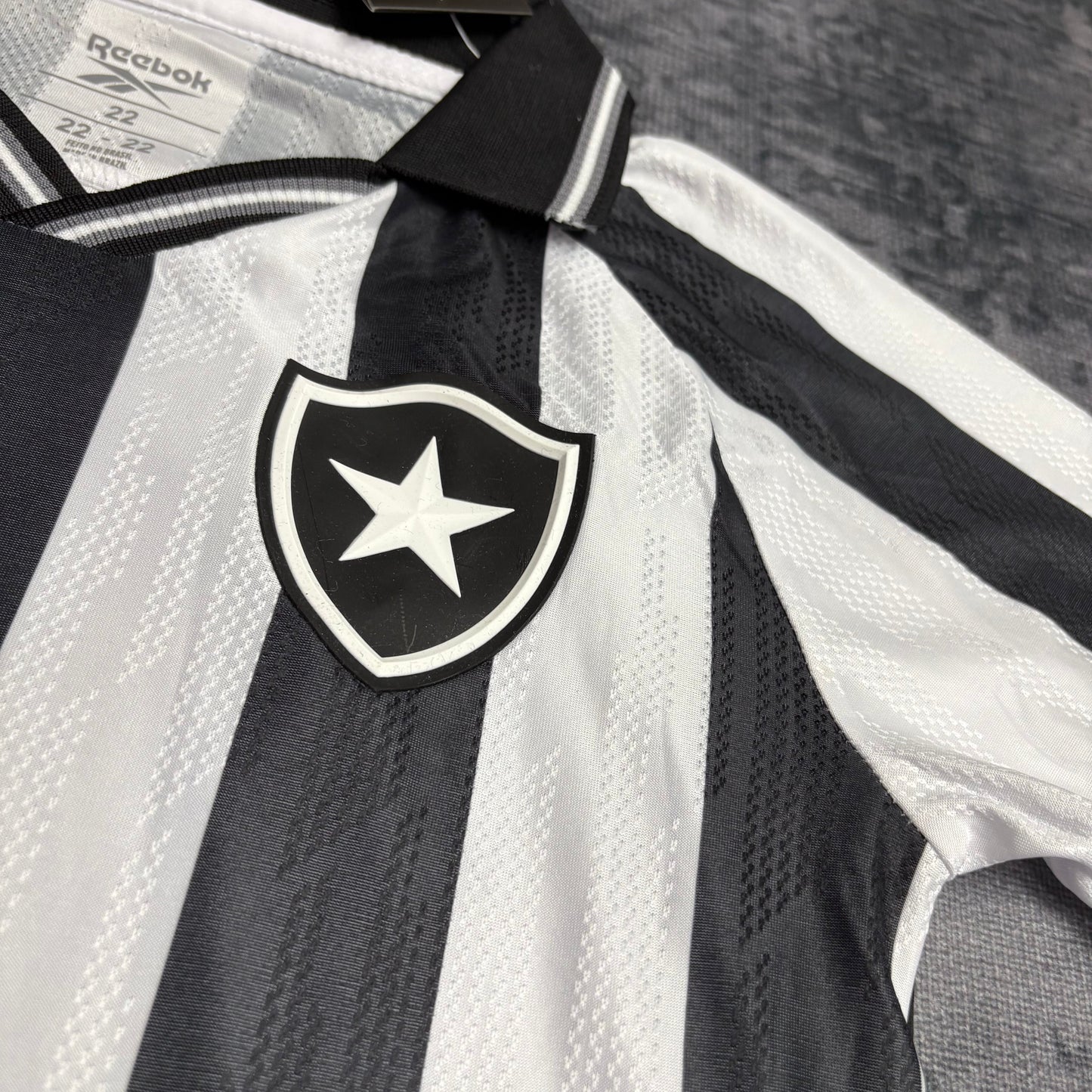 Kit Infantil Botafogo Home 25/26 Reebok - Preta e Branca