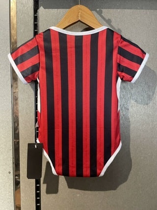 Body Bebê Infantil Milan Home 24/25 - Preto e Vermelho